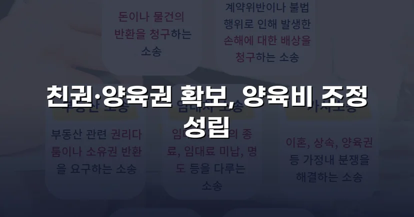 불리해 보였던 양육권 분쟁, 조정으로 모두 확보한 결과