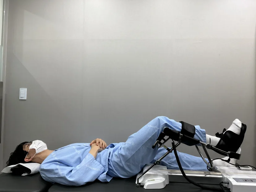 무릎 관절 가동 범위 회복을 위한 CPM 재활 치료