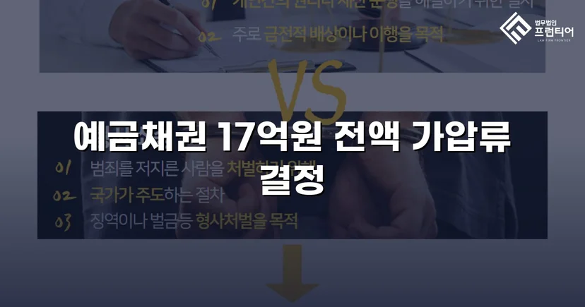 17억 원 물품대금 채권, 가압류 결정으로 권리 확보