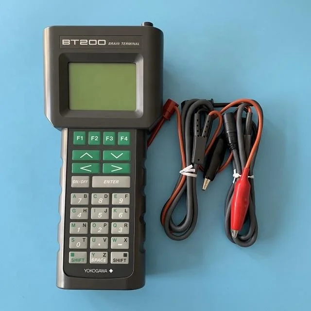 YOKOGAWA BT200 본체와 IC 클립·악어 클립 통신 케이블