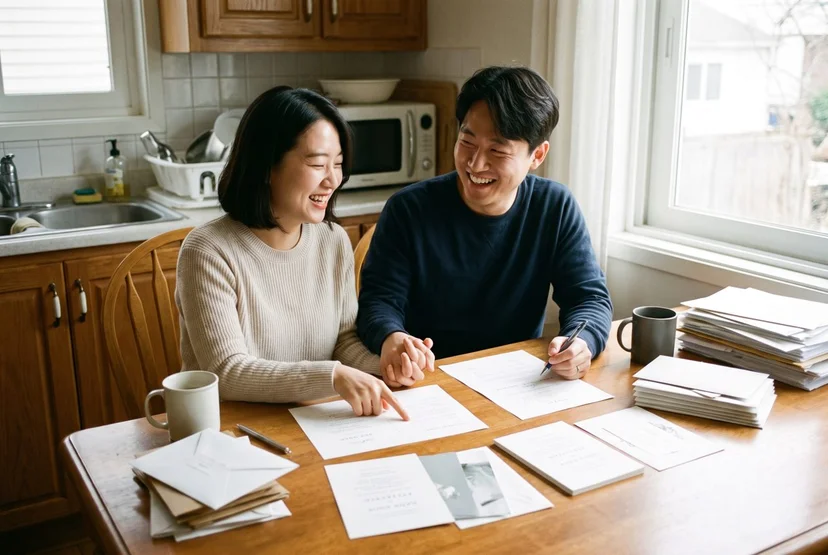셀프 청첩장 만들기 + 결혼준비 체크리스트 엑셀 총정리
