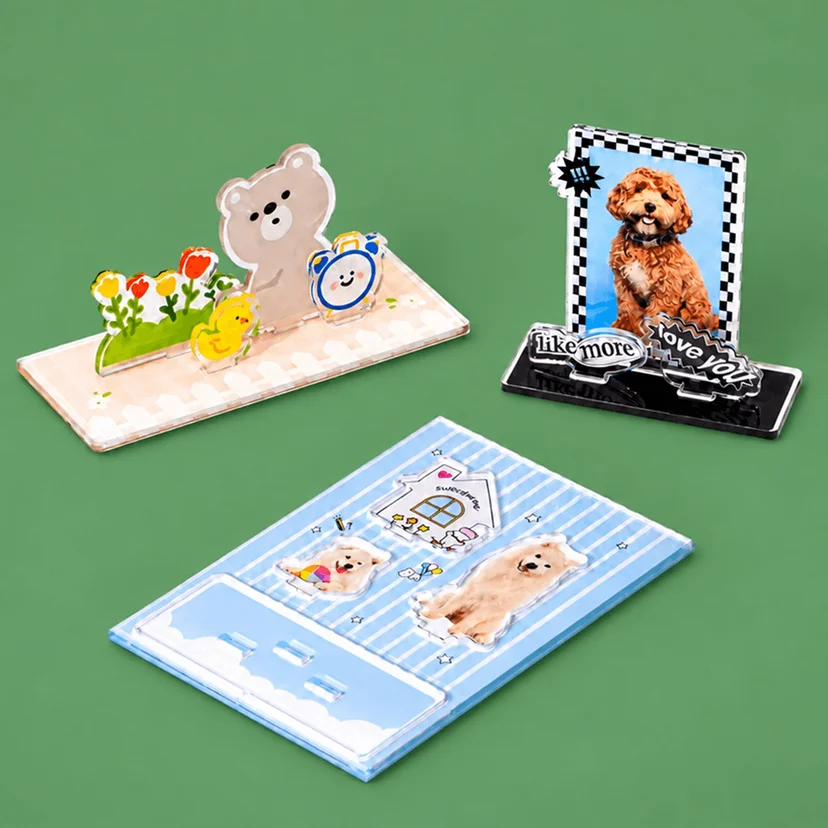 DIY 아크릴 스탠드 공식 상품·디자인 예시