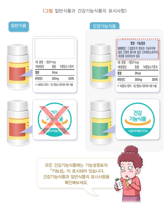 상세페이지에서 공감 문구 다음에 인증 정보를 배치한 예시