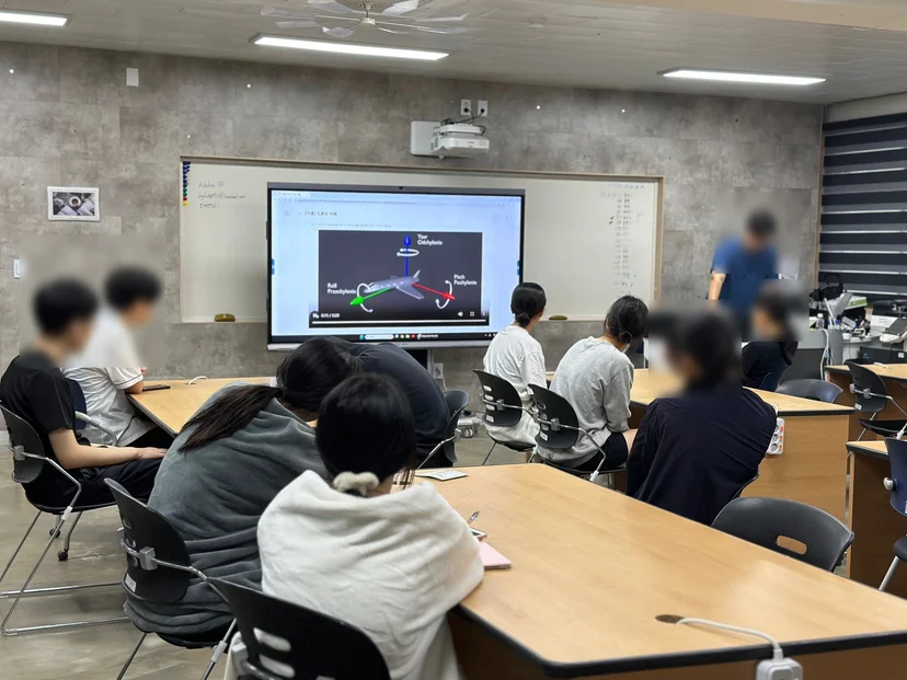 도계전산고등학교 드론 메이커스 교육 현장 사진 2