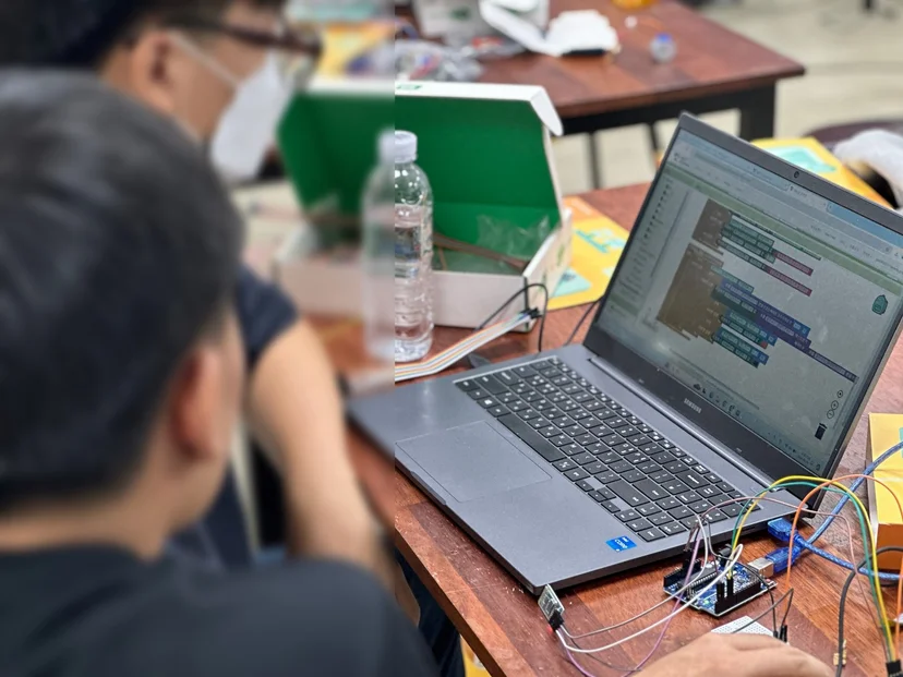 제주대학교사범대학부설고등학교 AIoT 메이커톤 현장 사진 16