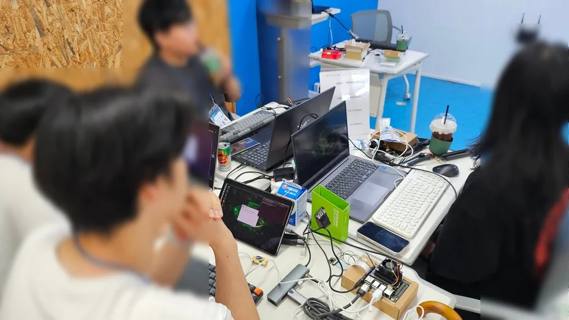 강원대학교 K-4INT 창의융합 메이커 캠프 현장 사진 4