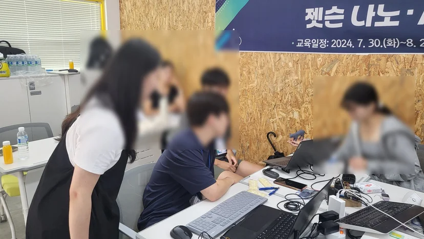 강원대학교 K-4INT 창의융합 메이커 캠프 현장 사진 33