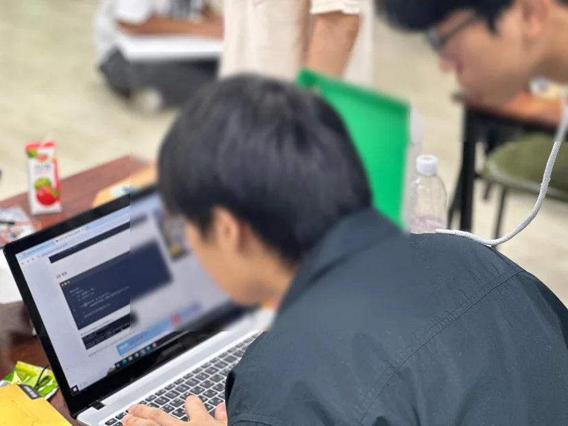 제주대학교사범대학부설고등학교 AIoT 메이커톤 현장 사진 13