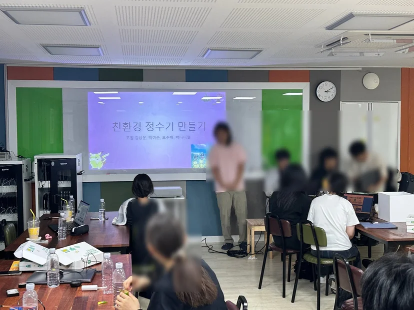 제주대학교사범대학부설고등학교 AIoT 메이커톤 현장 사진 24