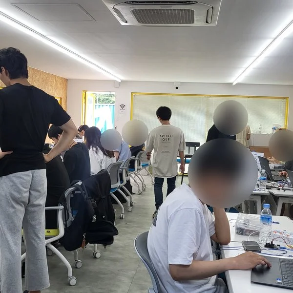 강원대학교 K-4INT Make a Maker 캠프 현장 사진 4