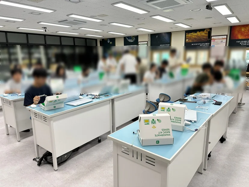 제주융합과학교육원 스마트 그린 학교 영재학급 캠프 현장 사진 8