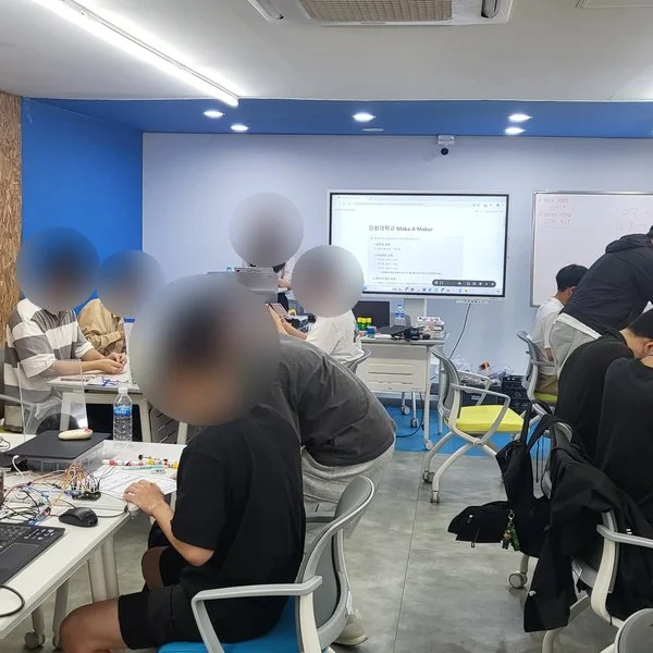 강원대학교 K-4INT Make a Maker 캠프 현장 사진 6