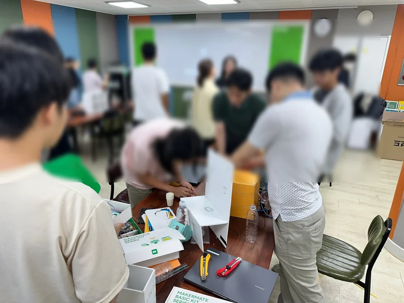 제주대학교사범대학부설고등학교 AIoT 메이커톤 현장 사진 30