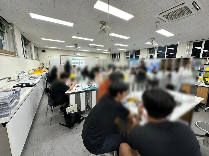 남녕고등학교 메이커톤 현장 사진 2