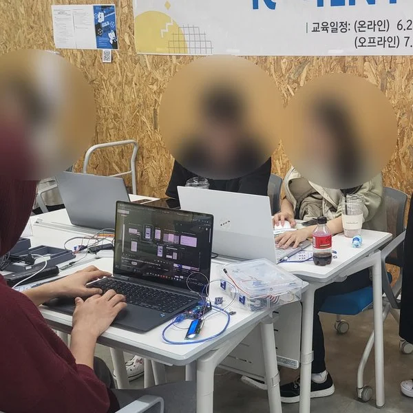 강원대학교 K-4INT Make a Maker 캠프 현장 사진 10
