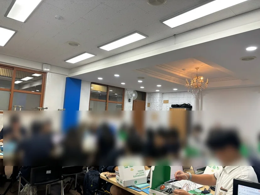 염광고등학교 MBL 과학실험 현장 사진 4