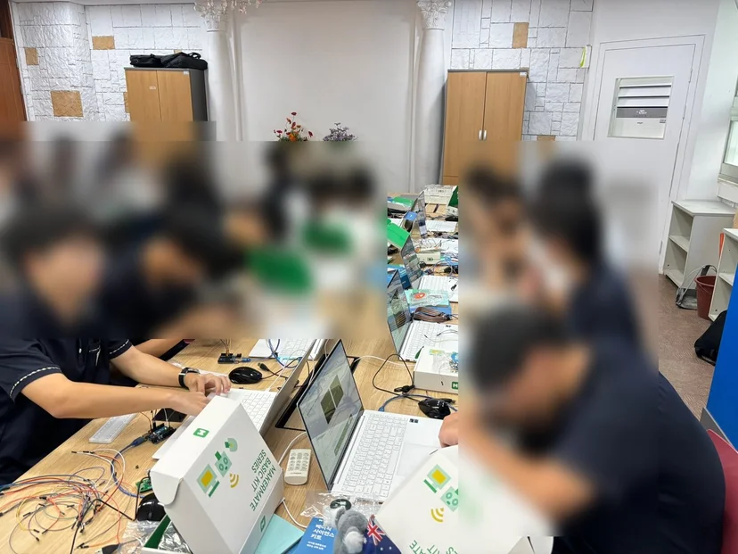 염광고등학교 MBL 과학실험 현장 사진 2
