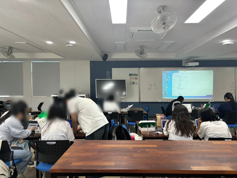 서귀포여자고등학교 AIoT 스마트팜 캠프 현장 사진 10