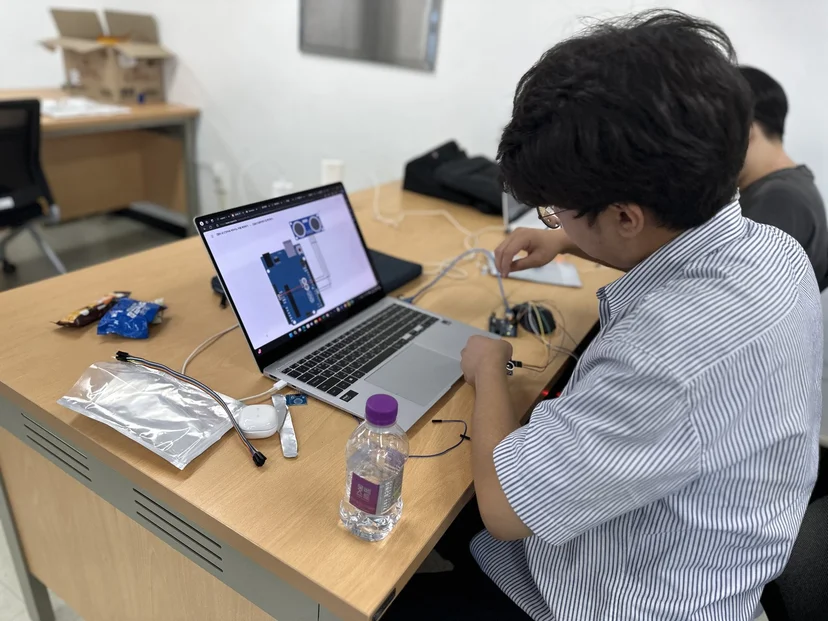부경대학교 스마트모빌리티공학과 AI 프로젝트 특강 현장 사진 6