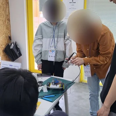 강원대학교 K-4INT Make a Maker 캠프 현장 사진 5
