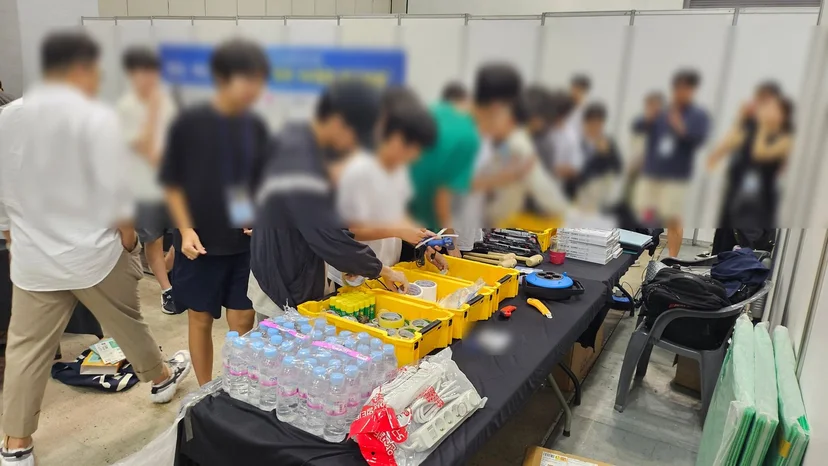 부경대학교 부산로봇경진대회 메이커톤 현장 사진 18