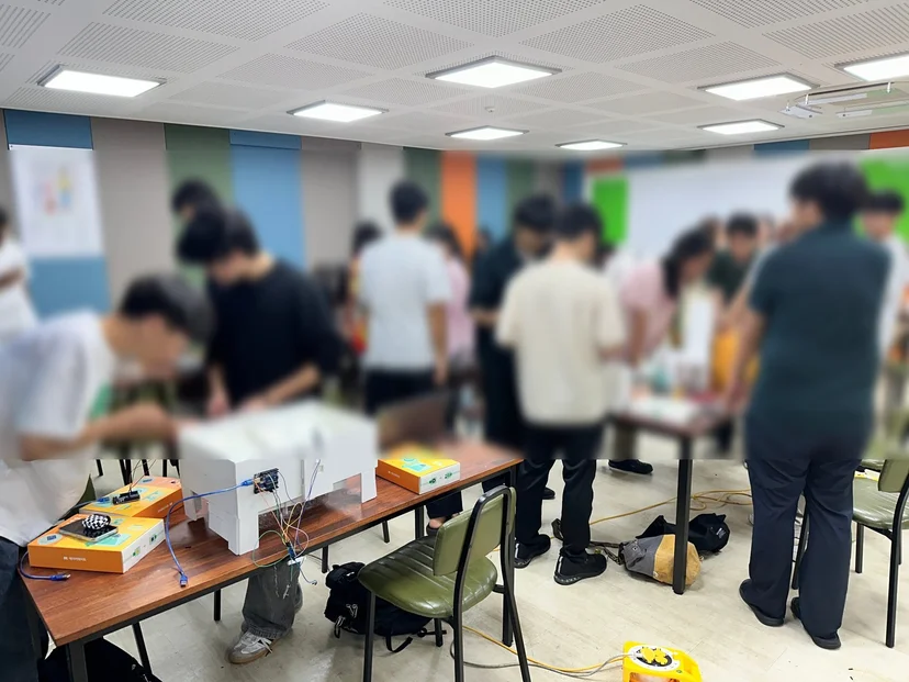 제주대학교사범대학부설고등학교 AIoT 메이커톤 현장 사진 29