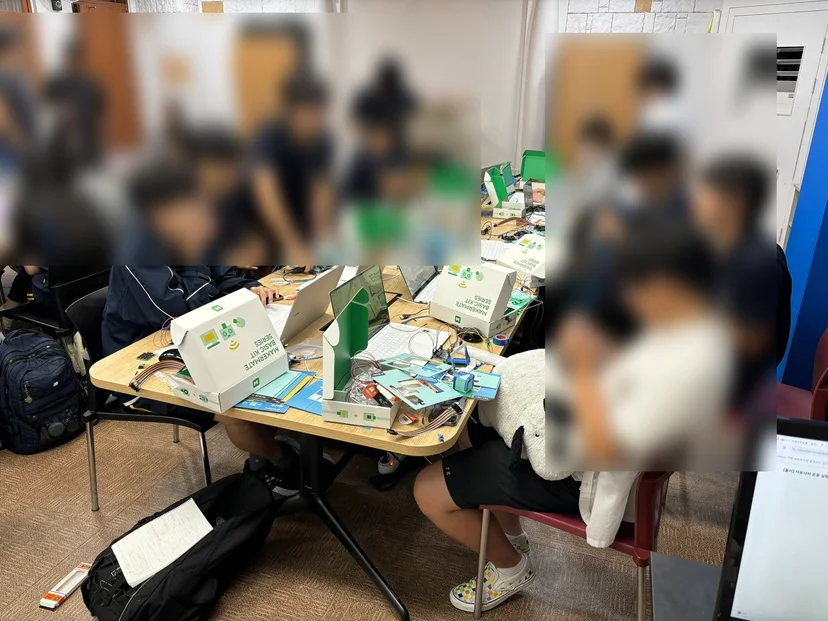 염광고등학교 MBL 과학실험 현장 사진 8