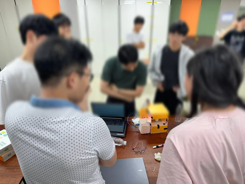 제주대학교사범대학부설고등학교 AIoT 메이커톤 현장 사진 32