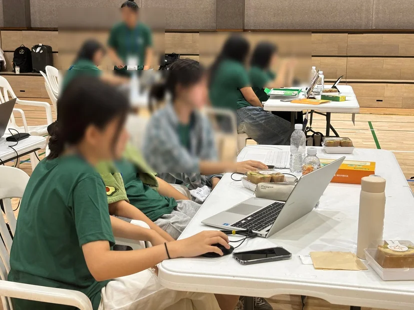 제주여자고등학교 AIoT 메이커톤 현장 사진 11