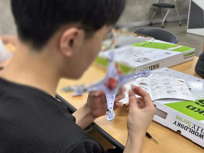 도계전산고등학교 드론 메이커스 교육 현장 사진 6
