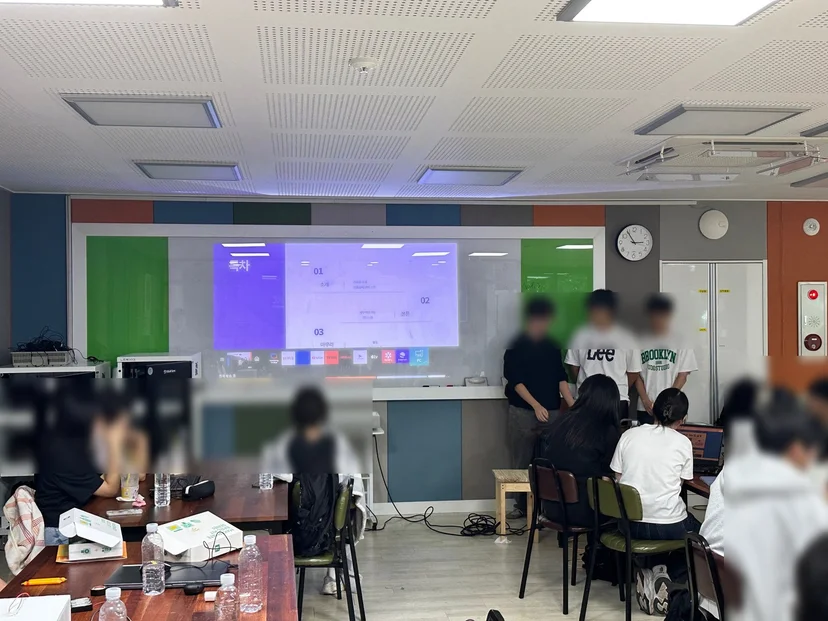 제주대학교사범대학부설고등학교 AIoT 메이커톤 현장 사진 28