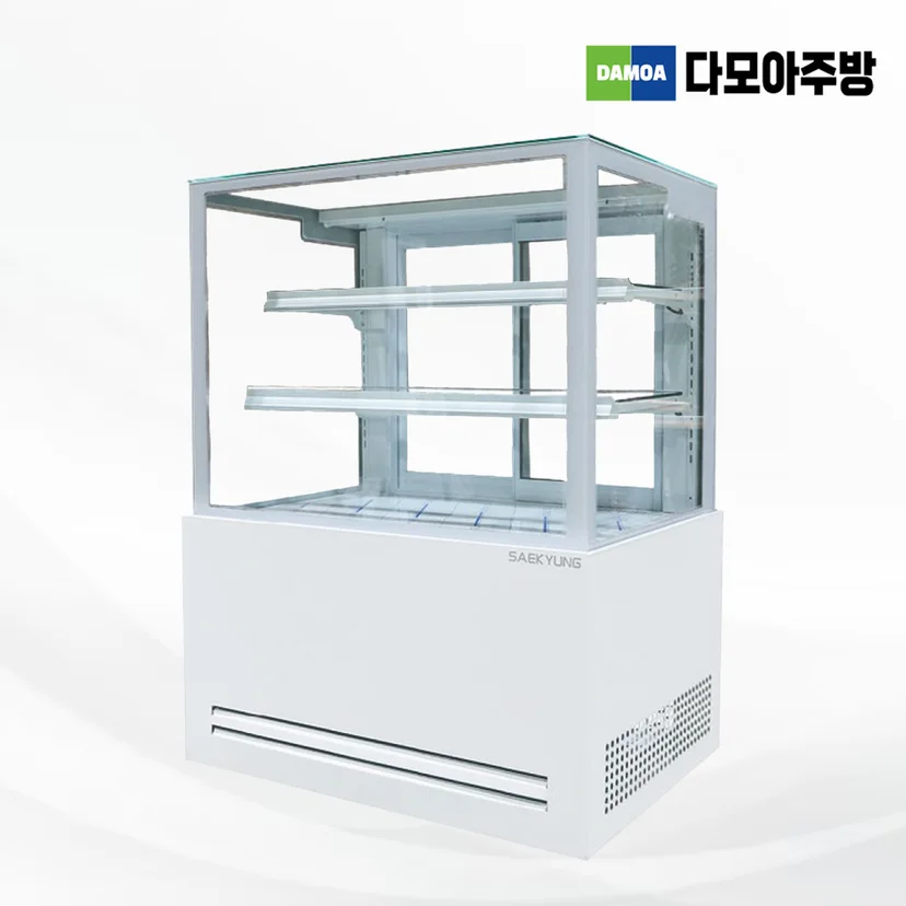 쇼케이스900 규격과 유리 형태의 선택 기준은 전기·배수·관리 설비 위치 확인 사진