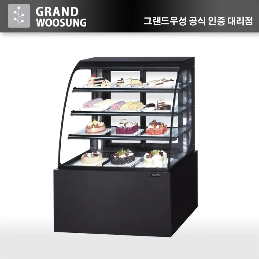 디저트의 색감을 살리고 열 손상을 줄이는 조명이 설치되었는가 설치 공간과 주변 이동 동선 확인 사진