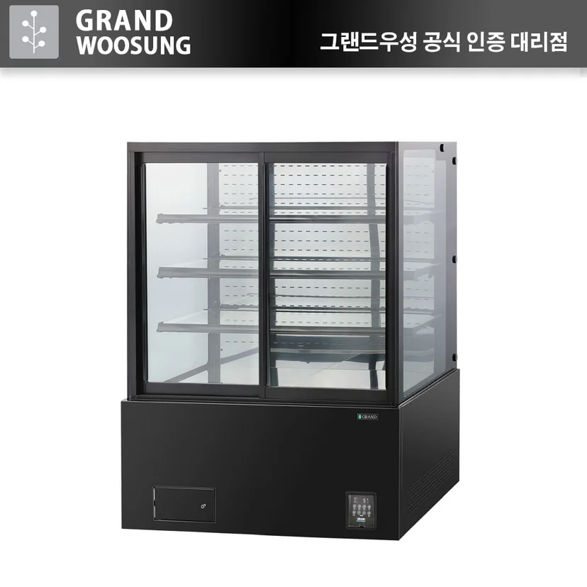 식재료의 수분 증발을 막고 신선도를 유지하는 냉각 방식인가 설치 공간과 주변 이동 동선 확인 사진