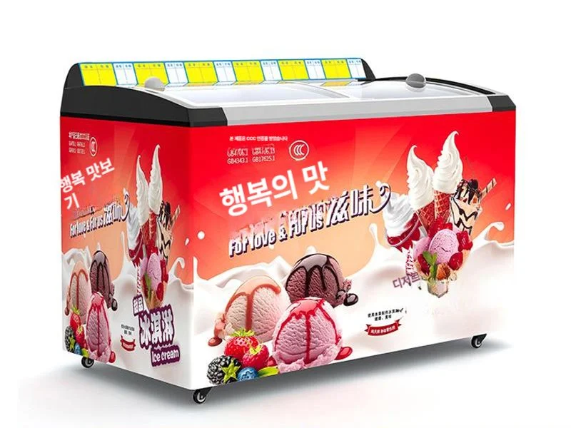 잦은 문 개폐와 장시간 운전에도 견디는 내구성과 위생적인 소재를 사용했는가 설치 공간과 주변 이동 동선 확인 사진