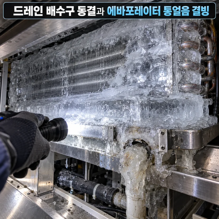 냉각 방식과 전기 및 배수 설비 조건은 무엇일까요 설치 공간과 주변 이동 동선 확인 사진