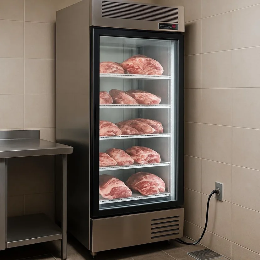 육류 해동 방법별 특성과 위생 기준은 어떻게 비교하나요 전기·배수·관리 설비 위치 확인 사진
