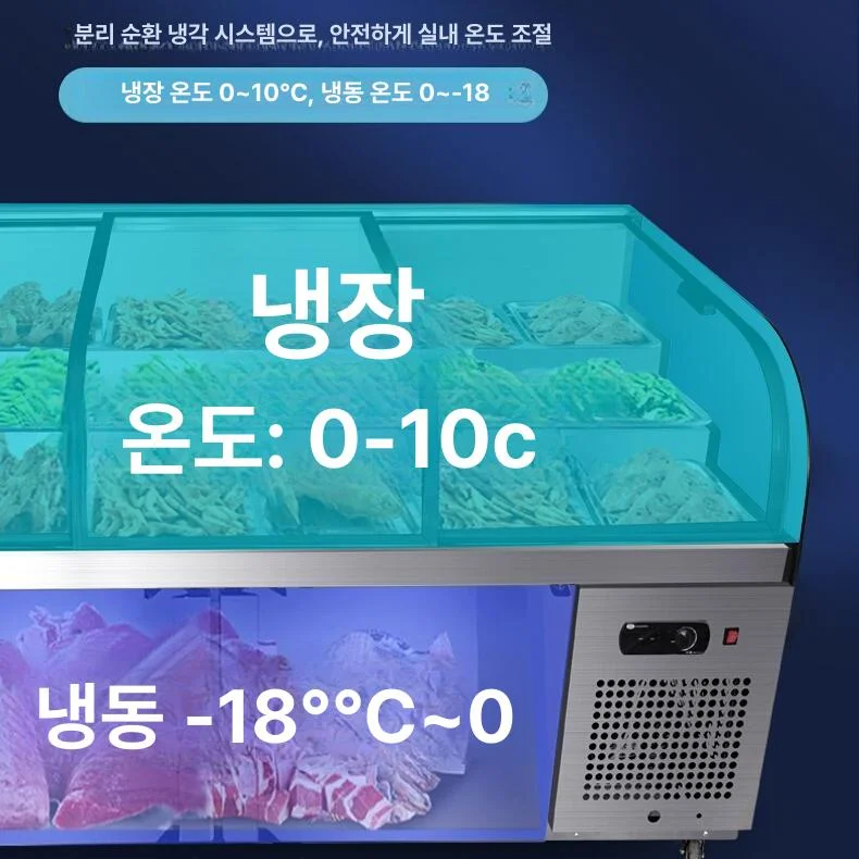 매장 공간과 진열 방식에는 어떤 용량과 규격이 맞을까요 설치 공간과 주변 이동 동선 확인 사진