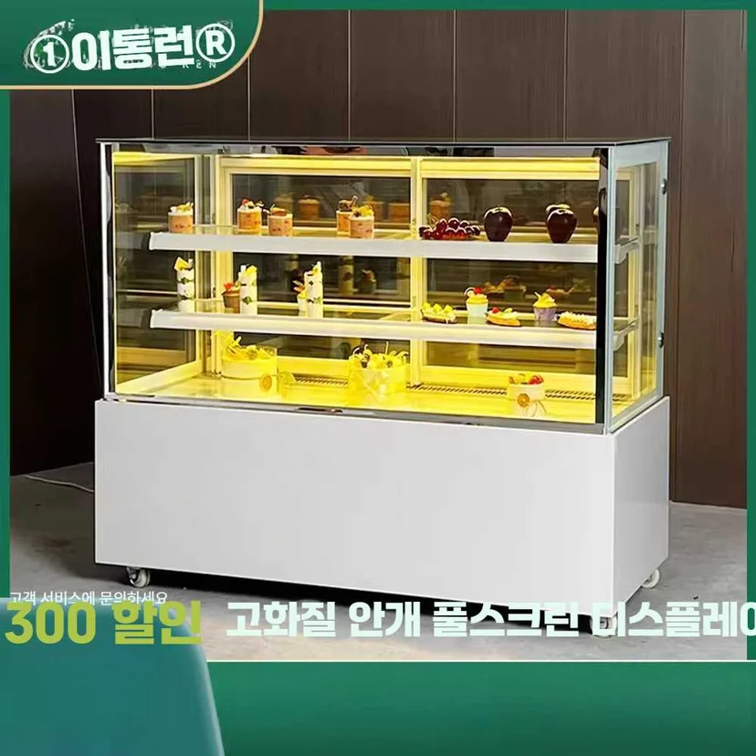 100만원대 예산으로 중형 표준형 디저트쇼케이스냉장 모델을 선택하는 기준은 핵심 설치 조건과 사용 환경 확인 사진