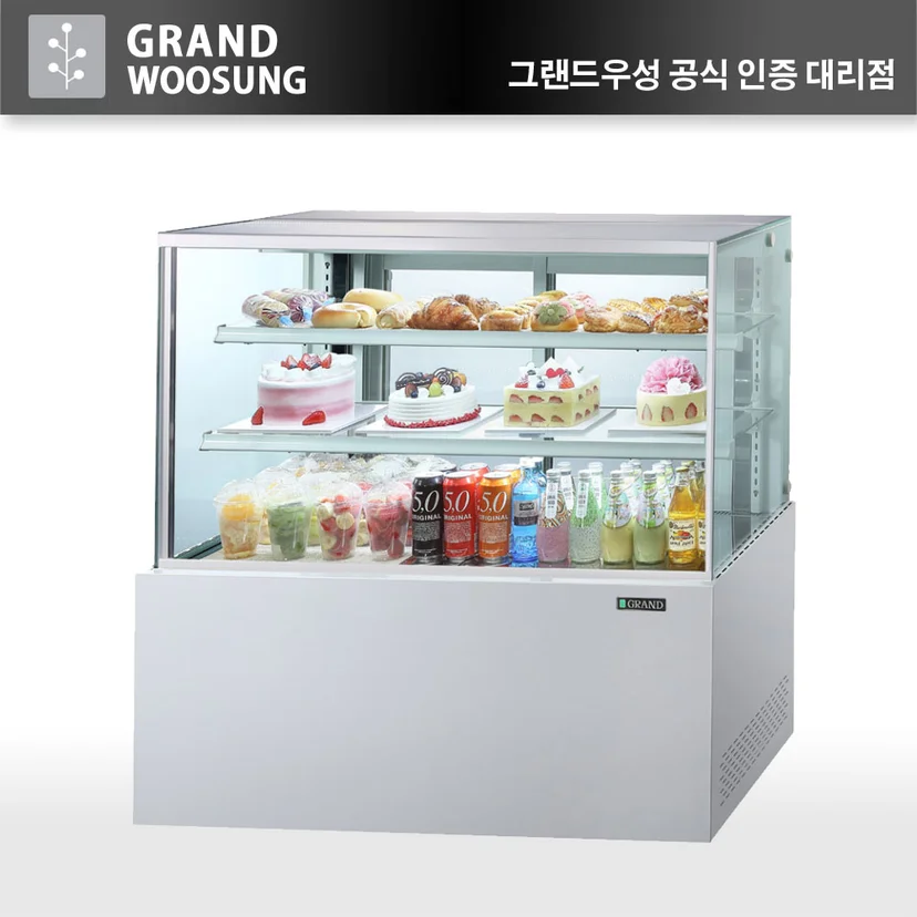 위생적인 관리가 쉽고 지속적인 사후 서비스가 가능한 디저트진열대 브랜드인가 전기·배수·관리 설비 위치 확인 사진