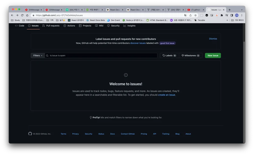 Github issues