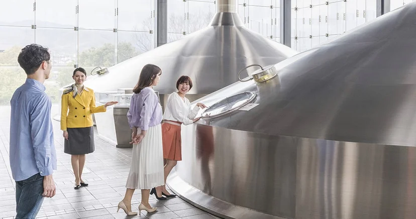 サントリーのビール工場見学(京都)｜〈天然水のビール工場〉京都