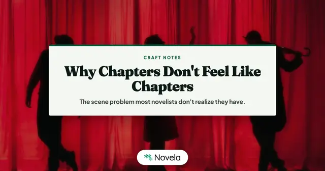 Scene With Problem The Scene Problem: Why Your Chapters Don't Feel Like Chapters - Novela ...