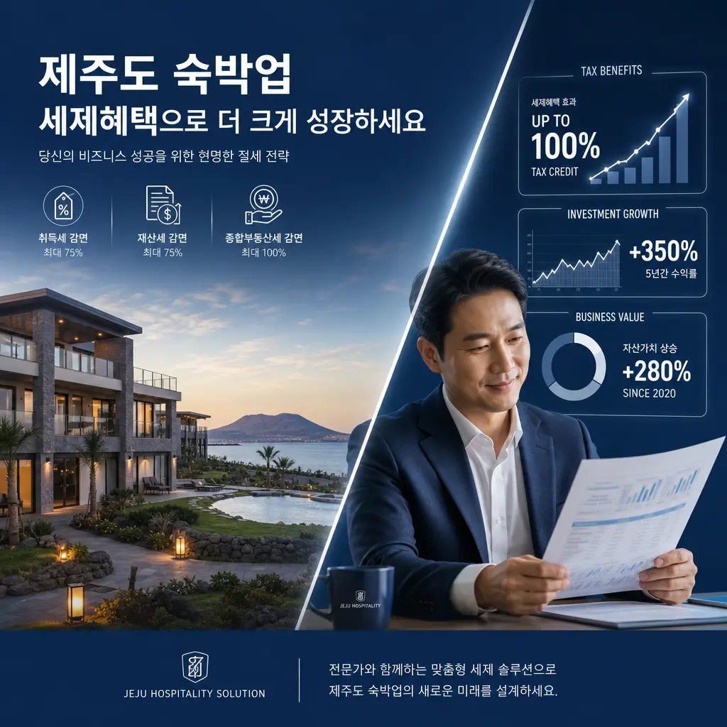 제주관광숙박소상공인세액공제 신청조건·환급금계산 가이드 2026
