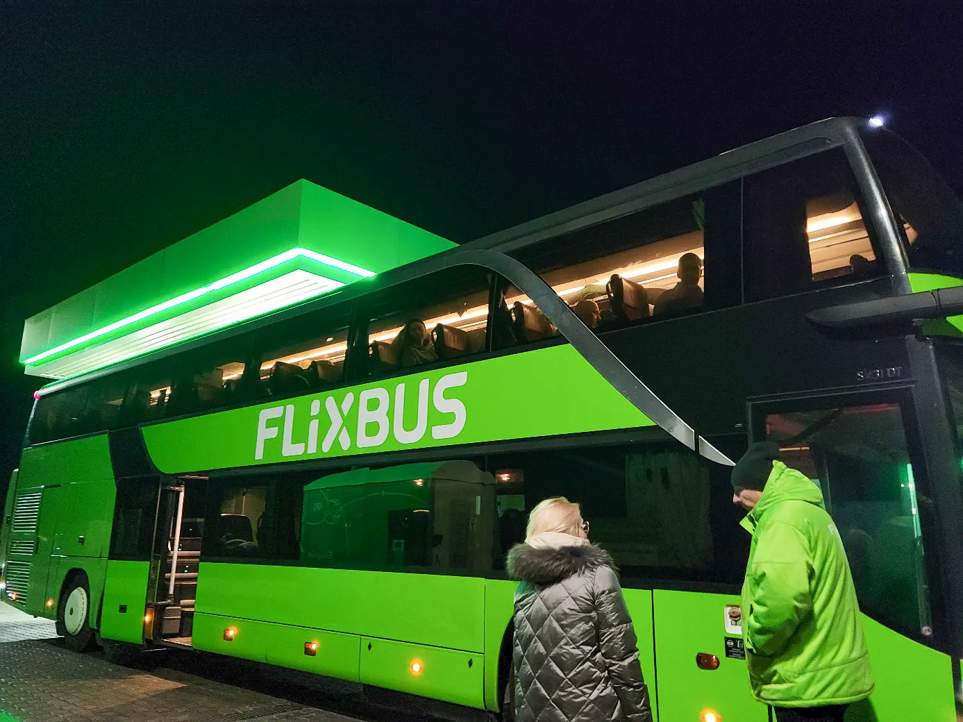 우크라이나 키이우를 떠나 폴란드 바르샤바로 갈 때 탔던 플릭스부스 2층 버스 모습. ©금철영 기자(cykum@kbs.co.kr)