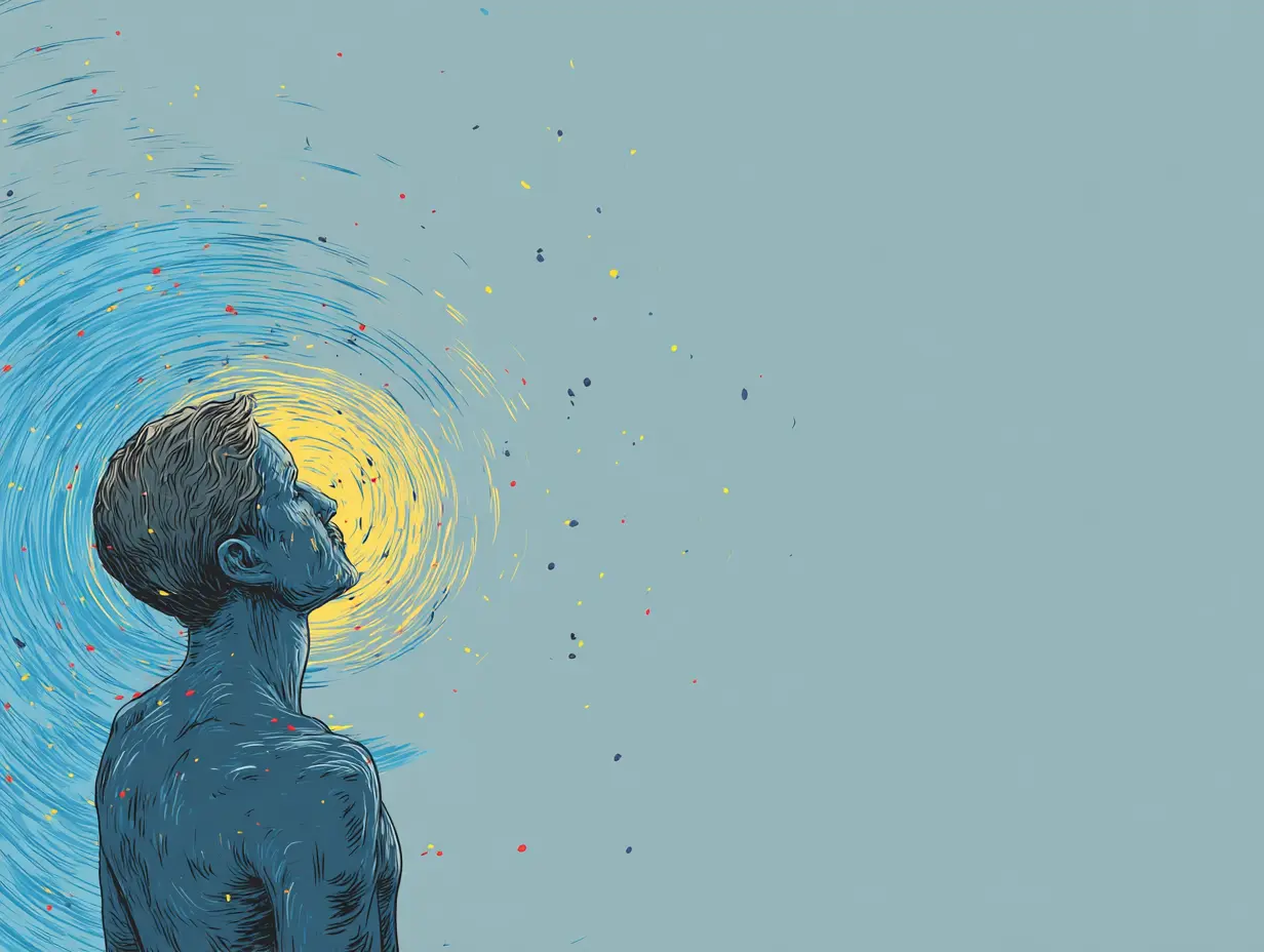 NAD⁺와 세포 활력을 표현한 추상 이미지