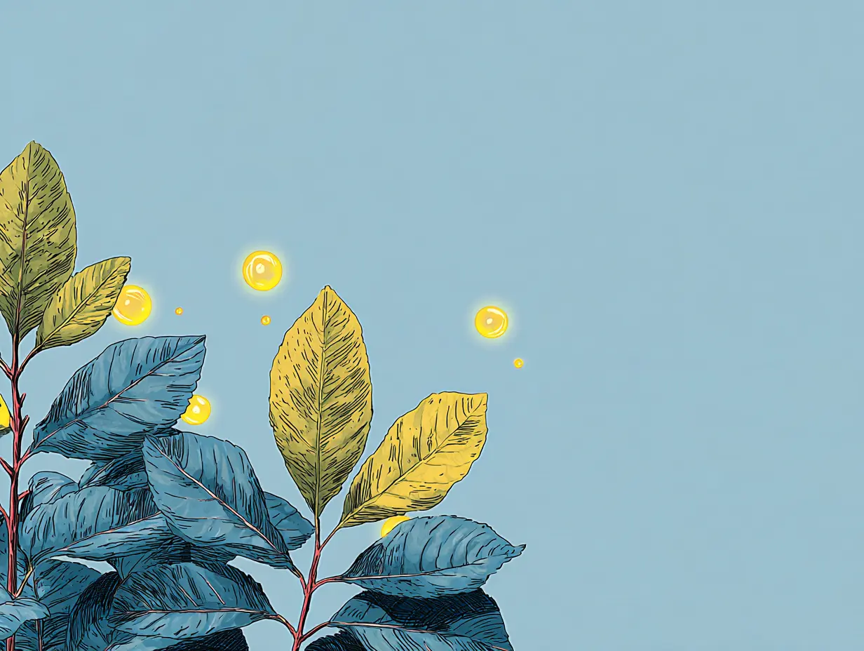 자연에서 추출된 식물성 멜라토닌의 안전성을 표현한 이미지