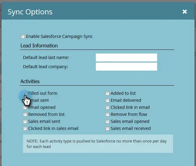 Adobe Marketo Engage CRM Sync