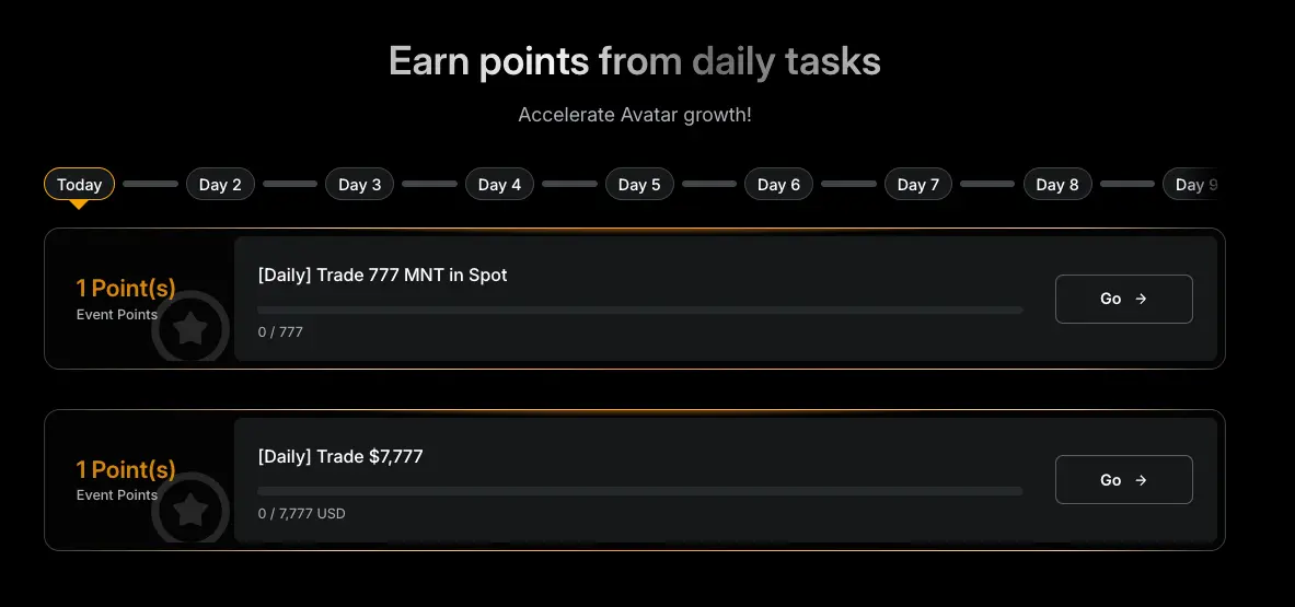 바이비트 이벤트 포인트