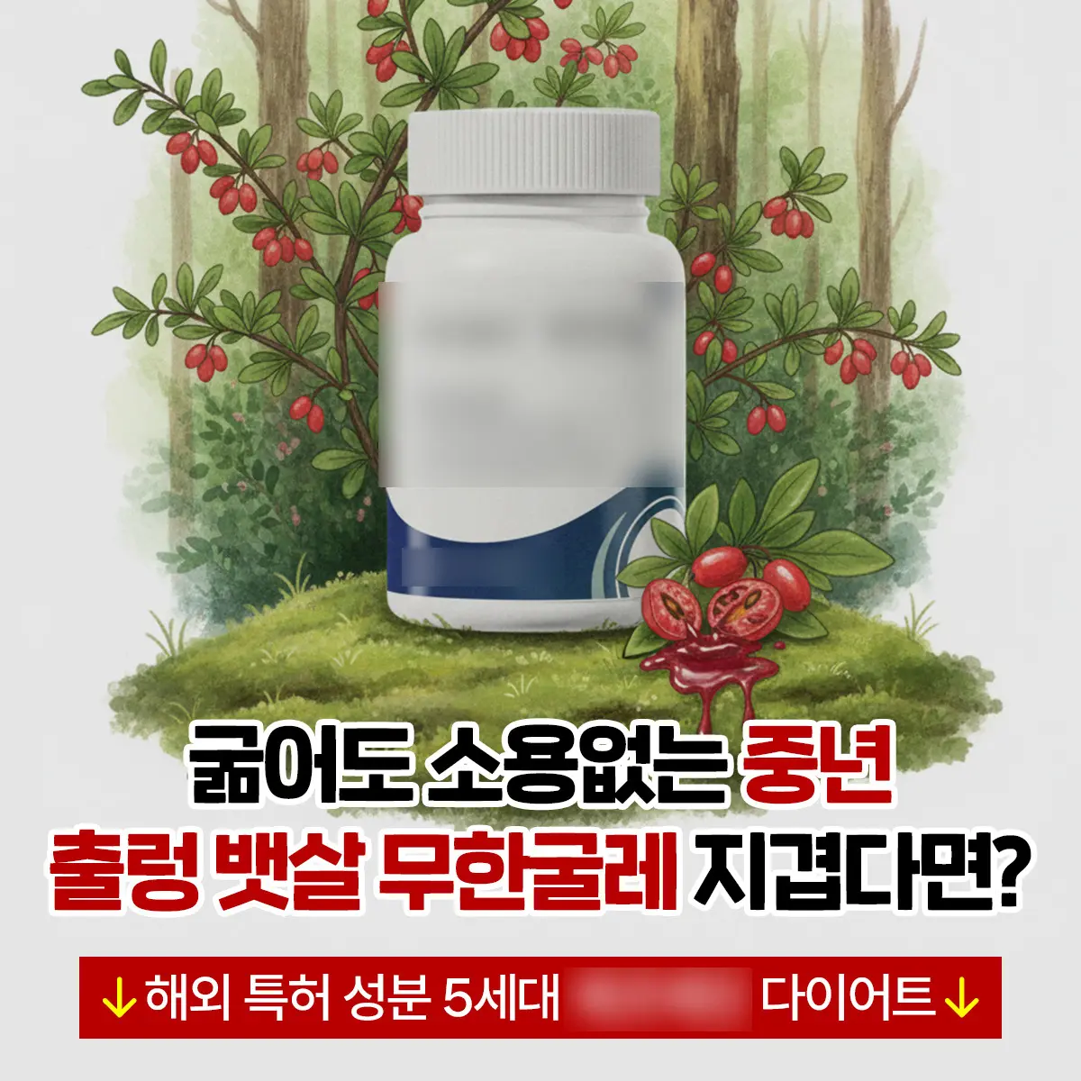 여성 다이어트 식품 광고